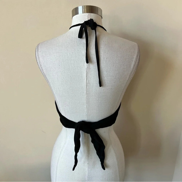 I am Gia Kiki halter crop top black 13830 - Picture 8 of 11